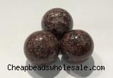CDN1123 30mm round jasper decorations wholesale