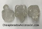 CDN430 28*45*22mm turtle white crystal decorations wholesale