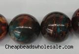 CDS193 15.5 inches 22mm round dyed serpentine jasper beads