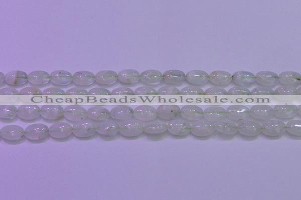 CFL1216 15.5 inches 8*12mm oval green fluorite gemstone beads