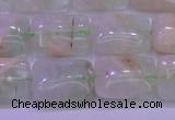 CFL1225 15.5 inches 12*16mm rectangle green fluorite gemstone beads