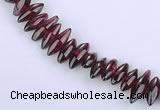 CGA12 15 inches multi sizes rice garnet gemstone beads Wholesale