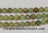 CGA202 15.5 inches 6mm round natural green garnet beads