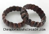 CGB3304 7.5 inches 10*20mm faceted oval red tiger eye bracelets