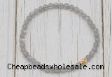 CGB7305 4mm tiny labradorite beaded meditation yoga bracelets