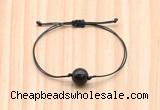 CGB9947 Fashion 12mm golden obsidian adjustable bracelet jewelry