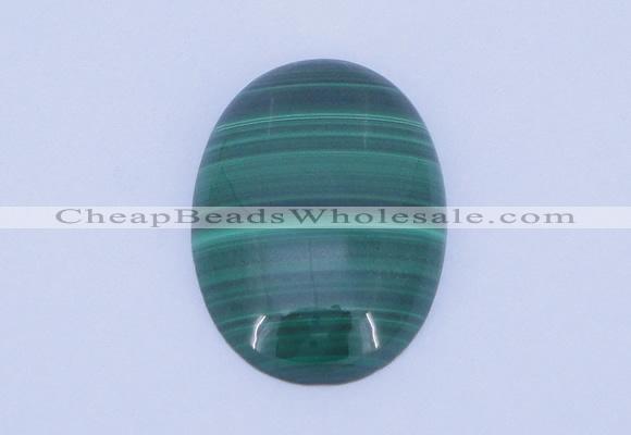 CGC07 5PCS 10*14mm oval natural malachite gemstone cabochons