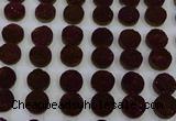 CGC122 16mm flat round druzy quartz cabochons wholesale