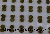 CGC150 8*10mm oval druzy quartz cabochons wholesale