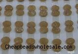 CGC161 10*14mm oval druzy quartz cabochons wholesale