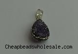 CGP469 15*20mm teardrop crystal glass pendants wholesale