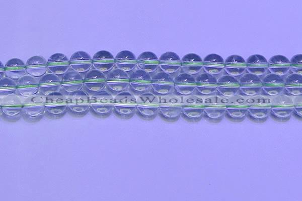 CGQ309 15.5 inches 12mm round A grade natural green quartz beads