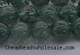 CGQ503 15.5 inches 10mm round imitation green phantom quartz beads