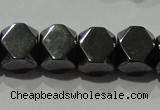 CHE223 15.5 inches 8*8mm faceted cube hematite beads wholesale