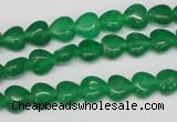 CHG04 15.5 inches 8*8mm heart dyed white jade beads wholesale