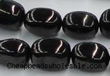 CJB14 16 inches 15*20mm nugget natural jet gemstone beads wholesale