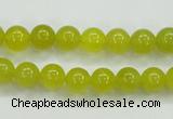 CKA04 15.5 inches 8mm round Korean jade gemstone beads