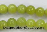 CKA06 15.5 inches 12mm round Korean jade gemstone beads