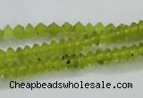 CKA10 15.5 inches 3*5mm rondelle Korean jade gemstone beads