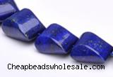 CLA30 14*18mm deep blue dyed lapis lazuli gemstone beads