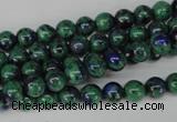 CLA479 15.5 inches 6mm round synthetic lapis lazuli beads