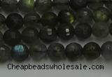 CLB901 15.5 inches 6mm faceted round labradorite gemstone beads