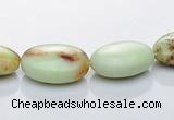 CLE08 10*14mm oval lemon turquoise gemstone beads Wholesale