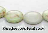 CLE16 16 inch 20mm lemon turquoise coin gemstone beads Wholesale