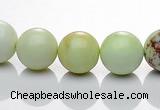 CLE20 16 inches 10mm round lemon turquoise stone beads Wholesale