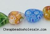 CLG580 16 inches 12*12mm heart lampwork glass beads wholesale