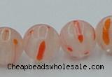 CLG607 16 inches 12mm round lampwork glass beads wholesale