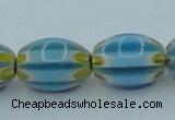 CLG635 5PCS 16 inches 10*14mm oval lampwork glass beads wholesale