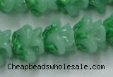 CLG791 15.5 inches 11*13mm rose lampwork glass beads wholesale