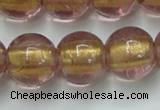 CLG841 15.5 inches 12mm round lampwork glass beads wholesale