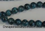 CLJ223 15.5 inches 8mm round dyed sesame jasper beads wholesale