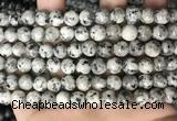 CLJ501 15.5 inches 4mm,6mm,8mm,10mm & 12mm round sesame jasper beads