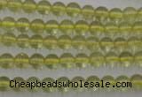 CLQ151 15.5 inches 6mm round natural lemon quartz beads wholesale