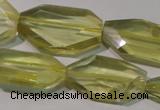 CLQ260 15.5 inches 15*18mm – 20*32mm faceted freeform lemon quartz beads