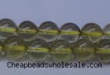 CLQ351 15 inches 6mm round natural lemon quartz beads wholesale
