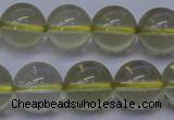 CLQ353 15 inches 10mm round natural lemon quartz beads wholesale