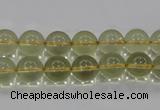 CLQ51 15.5 inches 8mm round natural lemon quartz beads wholesale