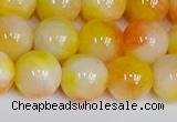 CMJ1051 15.5 inches 8mm round jade beads wholesale