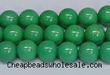 CMJ129 15.5 inches 8mm round Mashan jade beads wholesale