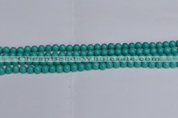 CMJ191 15.5 inches 6mm round Mashan jade beads wholesale