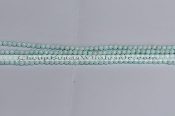 CMJ211 15.5 inches 4mm round Mashan jade beads wholesale