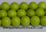 CMJ221 15.5 inches 10mm round Mashan jade beads wholesale