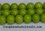 CMJ269 15.5 inches 8mm round Mashan jade beads wholesale