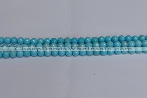 CMJ276 15.5 inches 8mm round Mashan jade beads wholesale