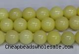 CMJ297 15.5 inches 8mm round Mashan jade beads wholesale