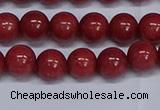 CMJ319 15.5 inches 10mm round Mashan jade beads wholesale